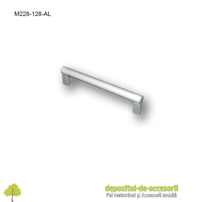 Mâner mobilier Aluminiu M228-128-AL