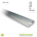 Profil L aluminiu mâner vertical 19mm lungimea 2,5m 4639