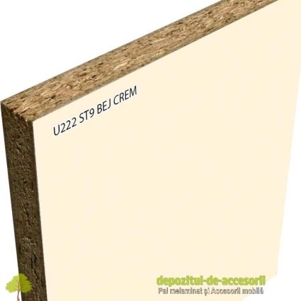 PAL Melaminat Bej Crem U222 ST9 EGGER