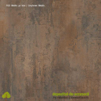 PAL Melaminat Metallo gri brun F633-ST15