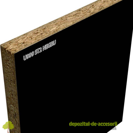 PAL Melaminat Negru U999 ST2